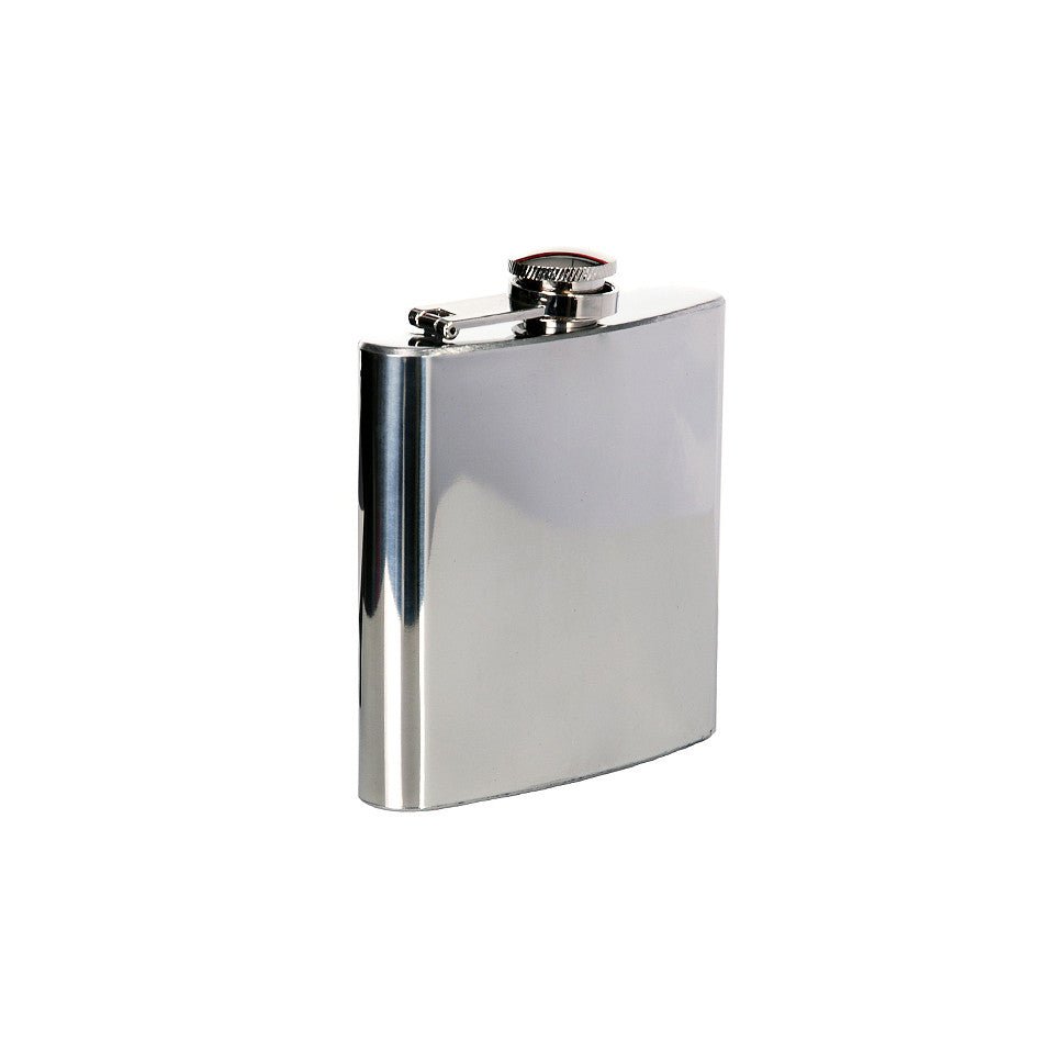 Flasque en acier Fosco Industries compacte, disponible en 5oz, 6oz et 8oz pour voyage, camping, bivouac ou cadeau. - Survia outdoors