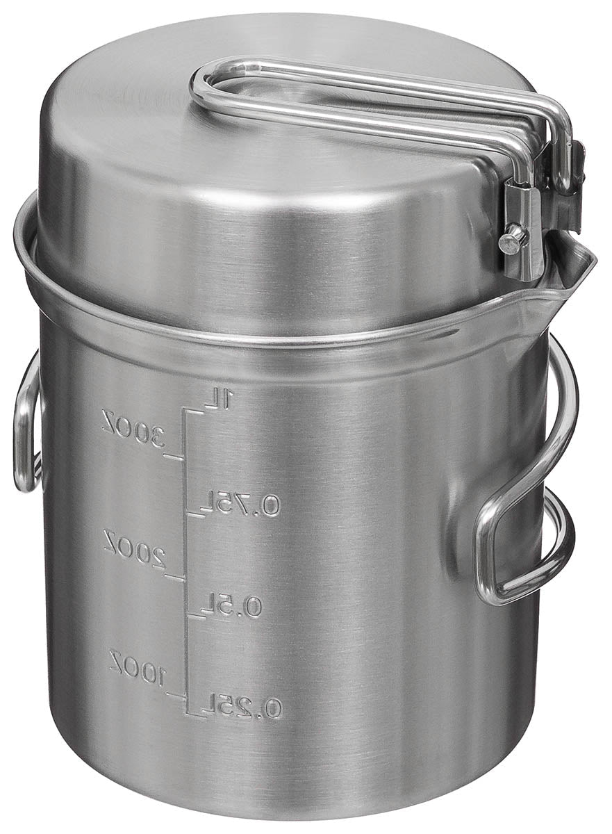 Fox Outdoor Gamelle Inox Casserole & Poêle | Popote Randonnée - Survia outdoors