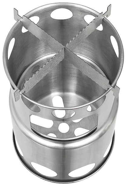 Fox Outdoor Popote Travel Inox avec Réchaud | Randonnée & Bivouac - Survia outdoors