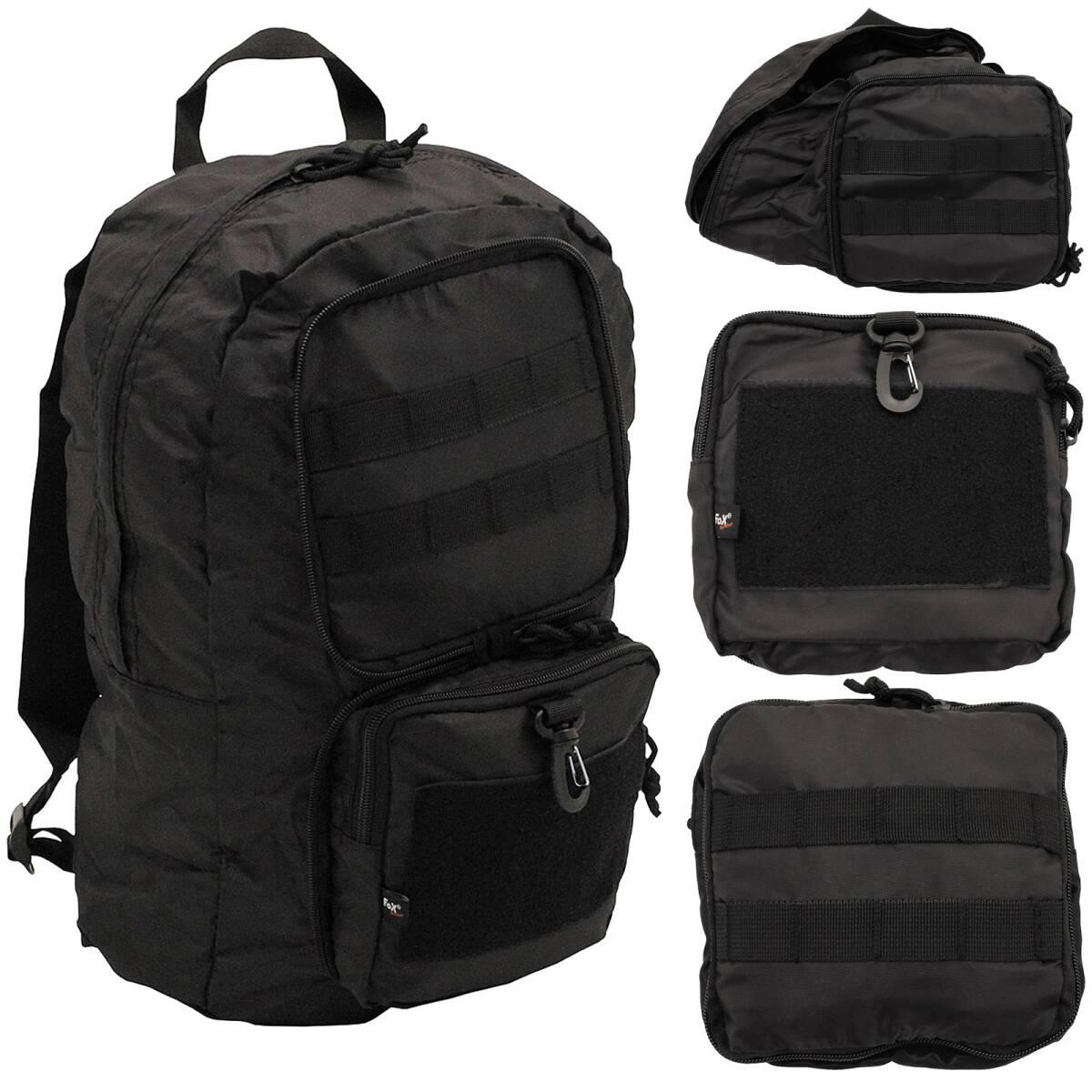 Fox Outdoor Sac à Dos Pliable 30L | Randonnée, Bushcraft & Voyage - Survia outdoors