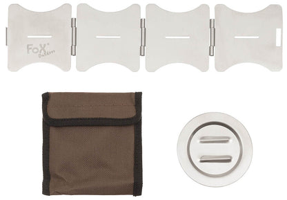 Fox Outdoor Support Cuisson Inox Pliable | Randonnée & Bivouac - Survia outdoors