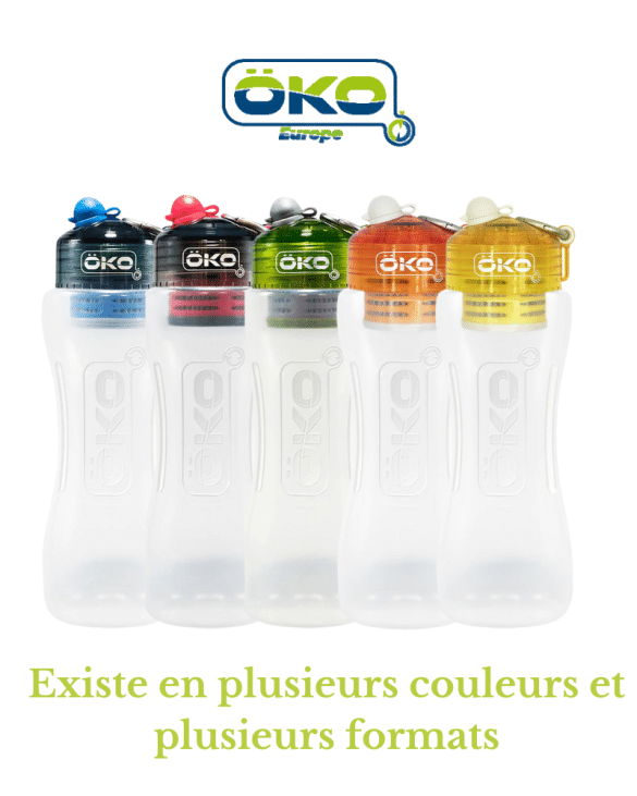 Gourde filtrante ÖKO 1 litre – filtre inclus - Survia outdoors