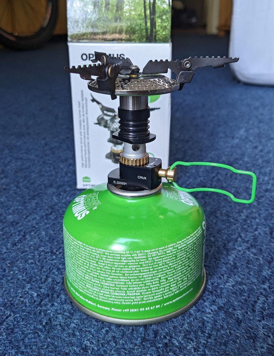 Katadyn Optimus Crux Réchaud Gaz 83 g | Trekking Ultraléger - Survia outdoors