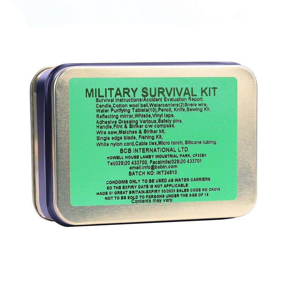 Kit de survie Militaire BCB CK019 | Boîte compacte - Survia outdoors