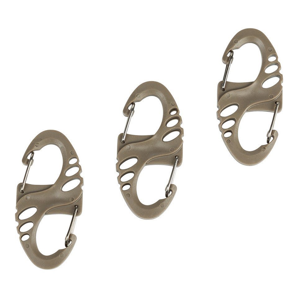 Lot de 3 mini mousquetons porte - clés Fosco JYFPD003 - Survia outdoors