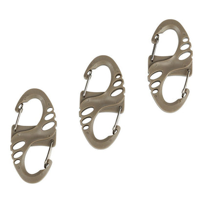 Lot de 3 mini mousquetons porte - clés Fosco JYFPD003 - Survia outdoors