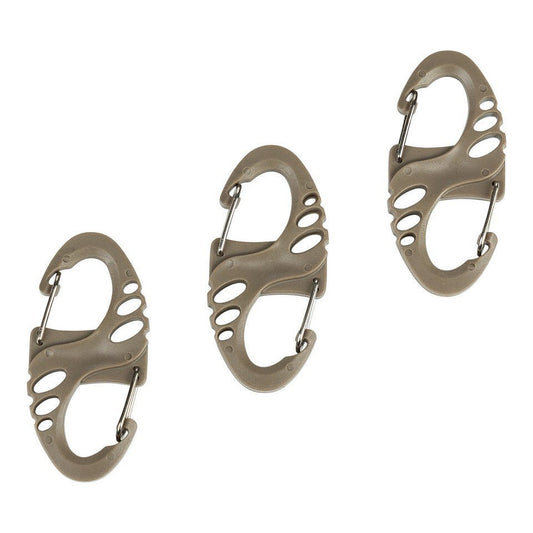 Lot de 3 mini mousquetons porte - clés Fosco JYFPD003 - Survia outdoors