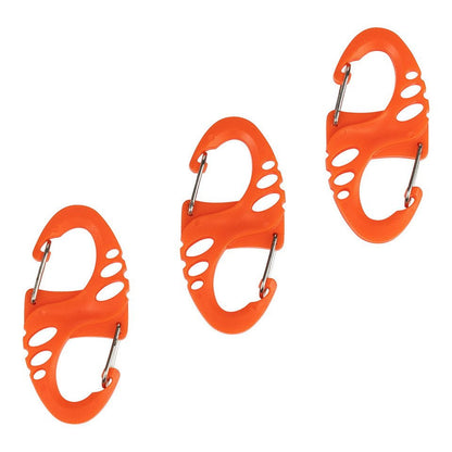 Lot de 3 mini mousquetons porte - clés Fosco JYFPD003 - Survia outdoors