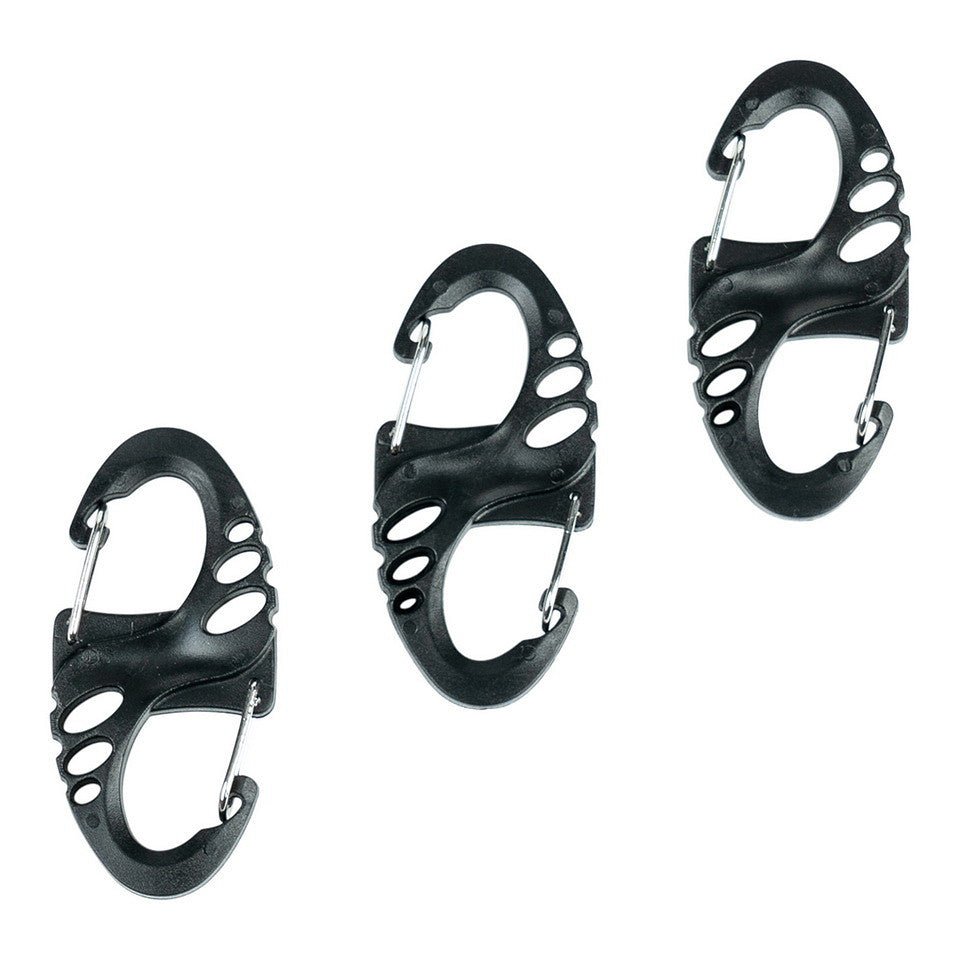 Lot de 3 mini mousquetons porte - clés Fosco JYFPD003 - Survia outdoors