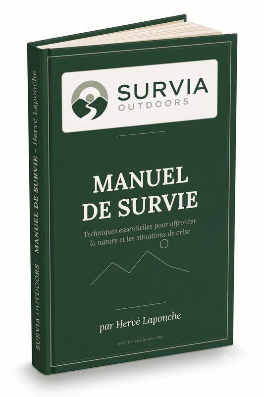 Manuel de survie — Techniques essentielles de survie (Ebook EPUB + PDF) - Survia outdoors