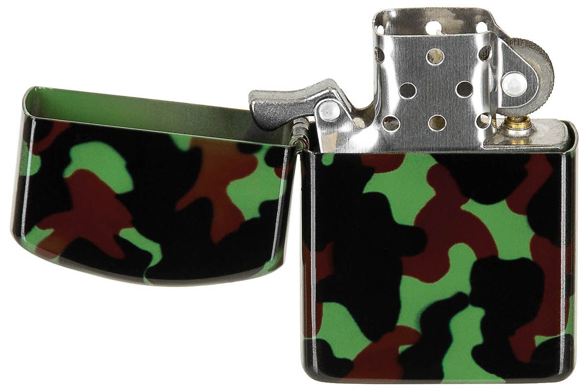 MFH Briquet Tempête Woodland | Briquet Outdoor Bushcraft - Survia outdoors
