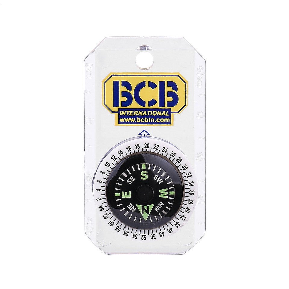 Mini Boussole BCB RP315 | Boussole survie ultra légère avec cadran lumineux - Survia outdoors