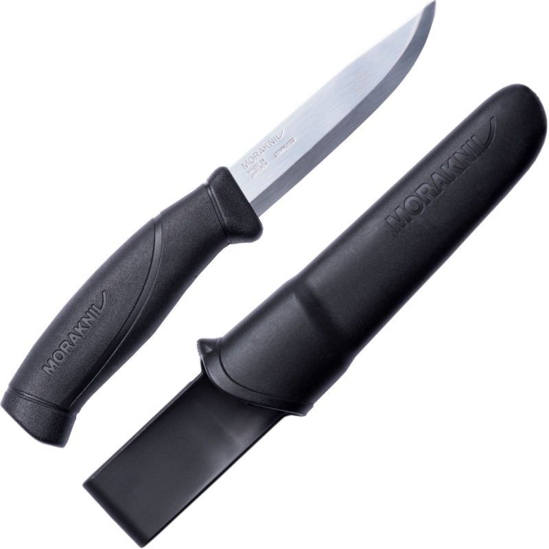 Morakniv Companion Inox | Couteau Bushcraft Suédois 12C27 - Survia outdoors
