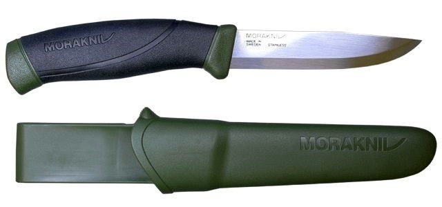 Morakniv Companion Inox | Couteau Bushcraft Suédois 12C27 - Survia outdoors