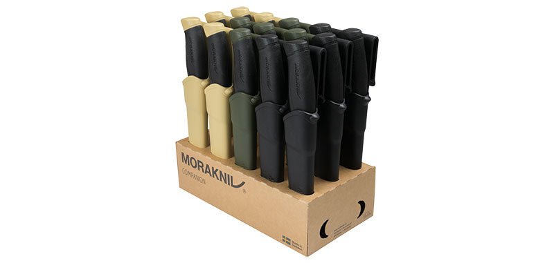 Morakniv Companion Inox | Couteau Bushcraft Suédois 12C27 - Survia outdoors