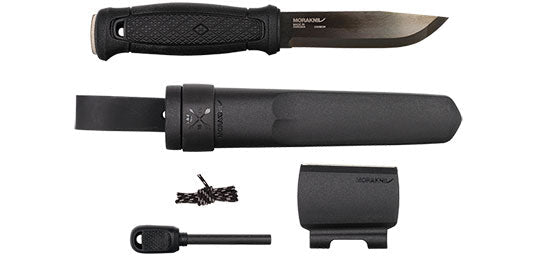 Morakniv Garberg BlackBlade™ Kit Survie | Couteau Bushcraft - Survia outdoors
