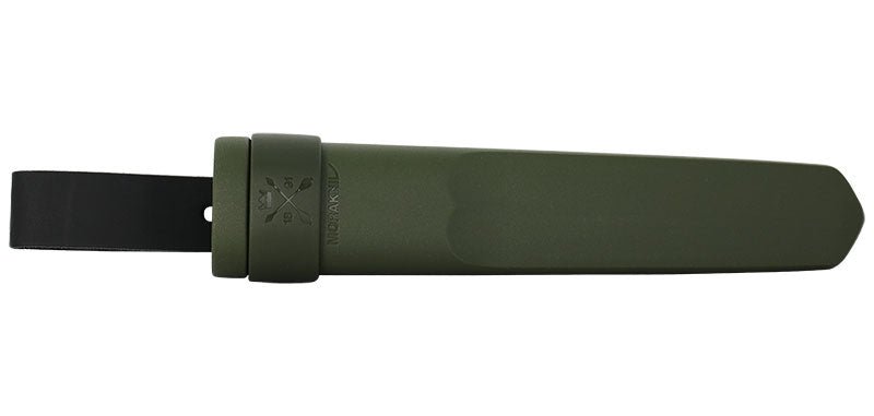 Morakniv Garberg vert | Couteau Bushcraft Lame Noire - Survia outdoors