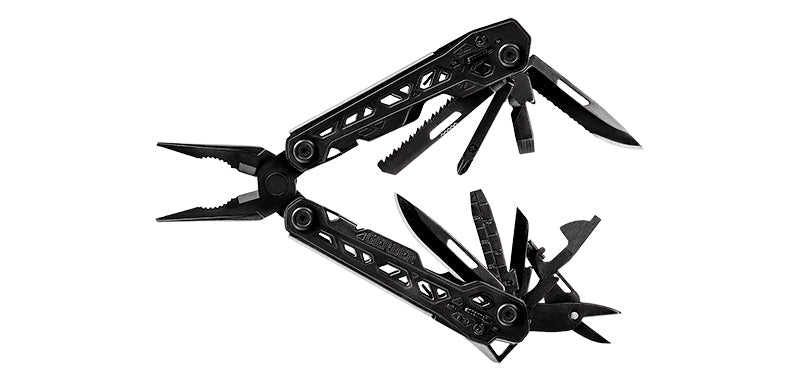 Multitool Gerber Truss Black GE001780 | 17 Outils | Pince | Lame 57mm | Étui MOLLE - Survia outdoors