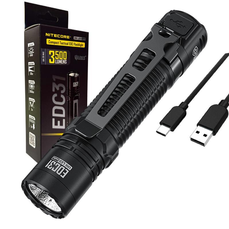 Nitecore EDC31 | Lampe Torche Rechargeable 3500 Lumens - Survia outdoors