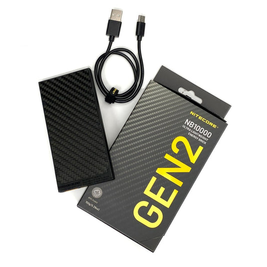 Nitecore NB Plus | Batterie Externe Carbone 10 000 mAh 22,5 W - Survia outdoors