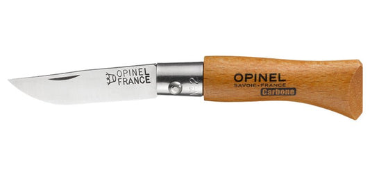 Opinel Tradition Carbone n°02 à n°12 | Couteau Français Hêtre - Survia outdoors