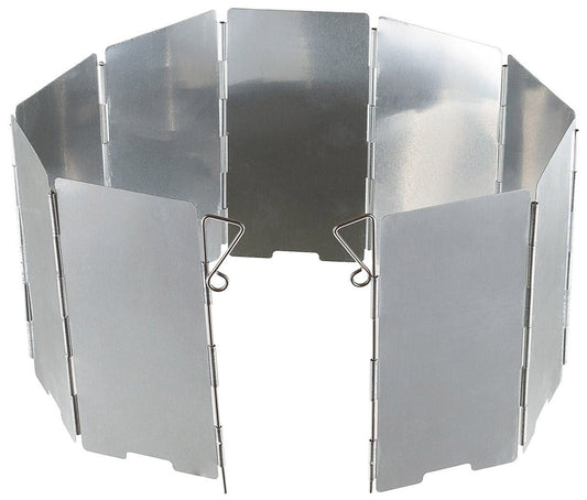 Pare-vent, en alu, pliable fox outdoor. 65 x 13 cm, 9 lamelles - Survia outdoors