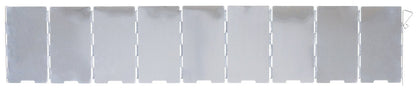 Pare-vent, en alu, pliable fox outdoor. 65 x 13 cm, 9 lamelles - Survia outdoors