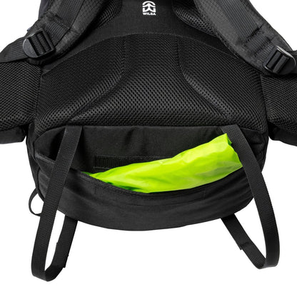 Sac à Dos Aspen 40+10 litres noir| Wilsa Outdoor - Survia outdoors