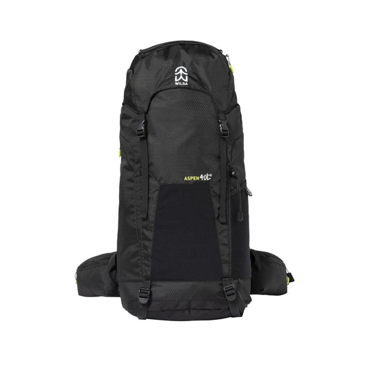 Sac à Dos Aspen 40+10 litres noir| Wilsa Outdoor - Survia outdoors