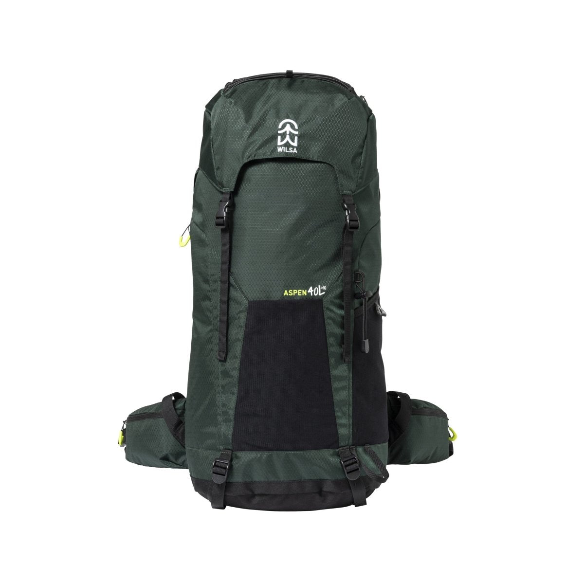 Sac à Dos Aspen 40+10 litres Vert Sapin | Wilsa Outdoor - Survia outdoors