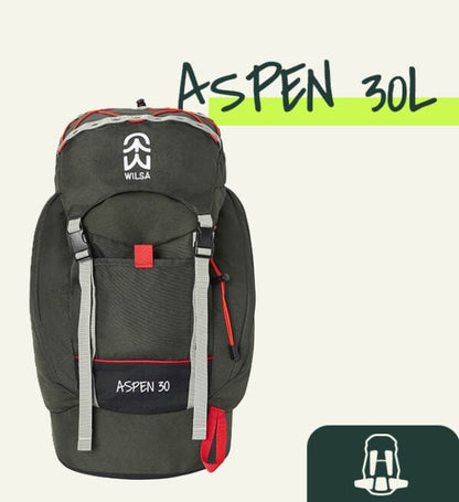 Sac à Dos Balade Aspen 30 litres Tarmac | Wilsa Outdoor - Survia outdoors