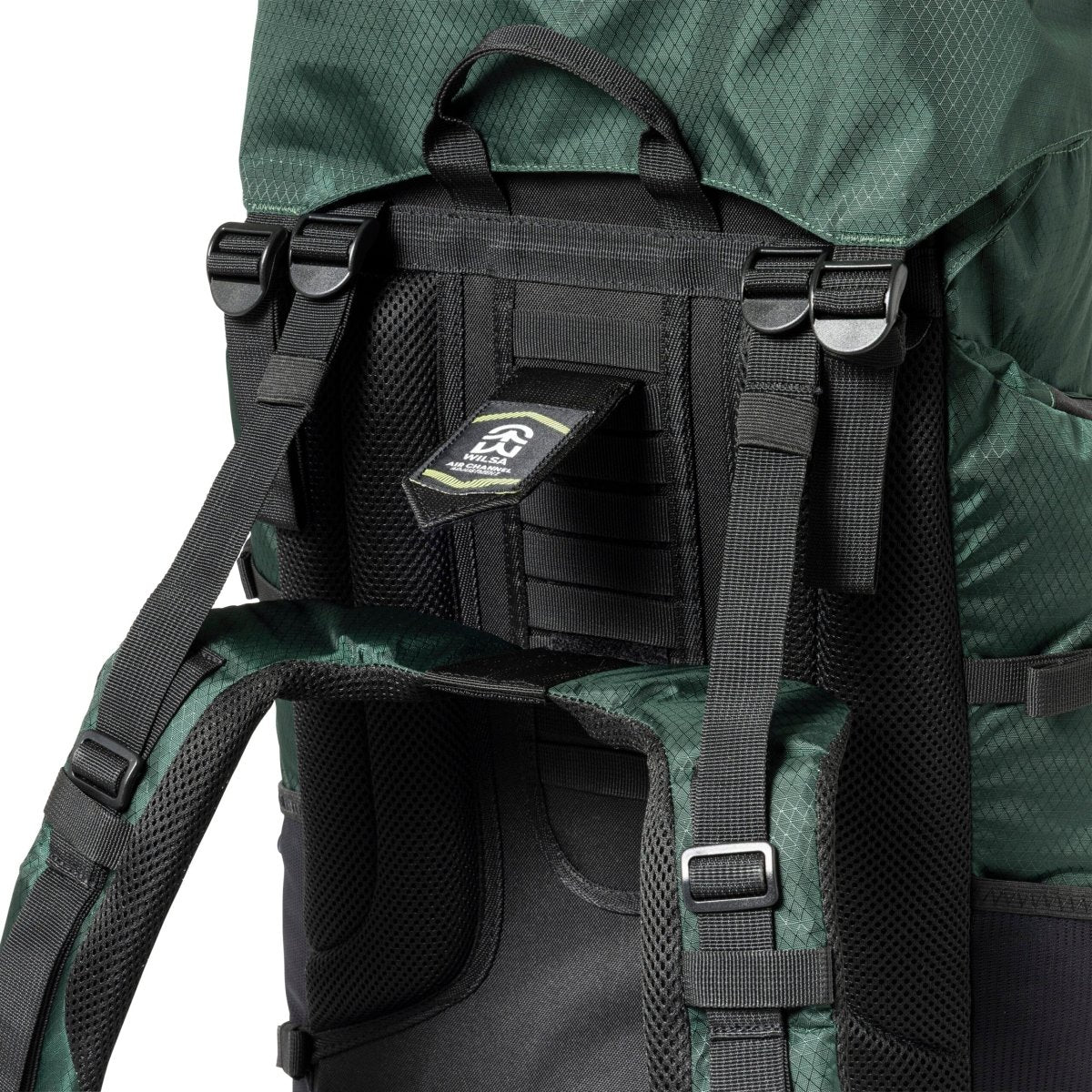 Sac à Dos Montagne Trekker 65+10 litres Vert Sapin | Wilsa Outdoor - Survia outdoors