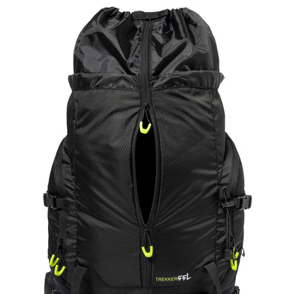 Sac à Dos Trekker 55 litres noir | Wilsa Outdoor - Survia outdoors