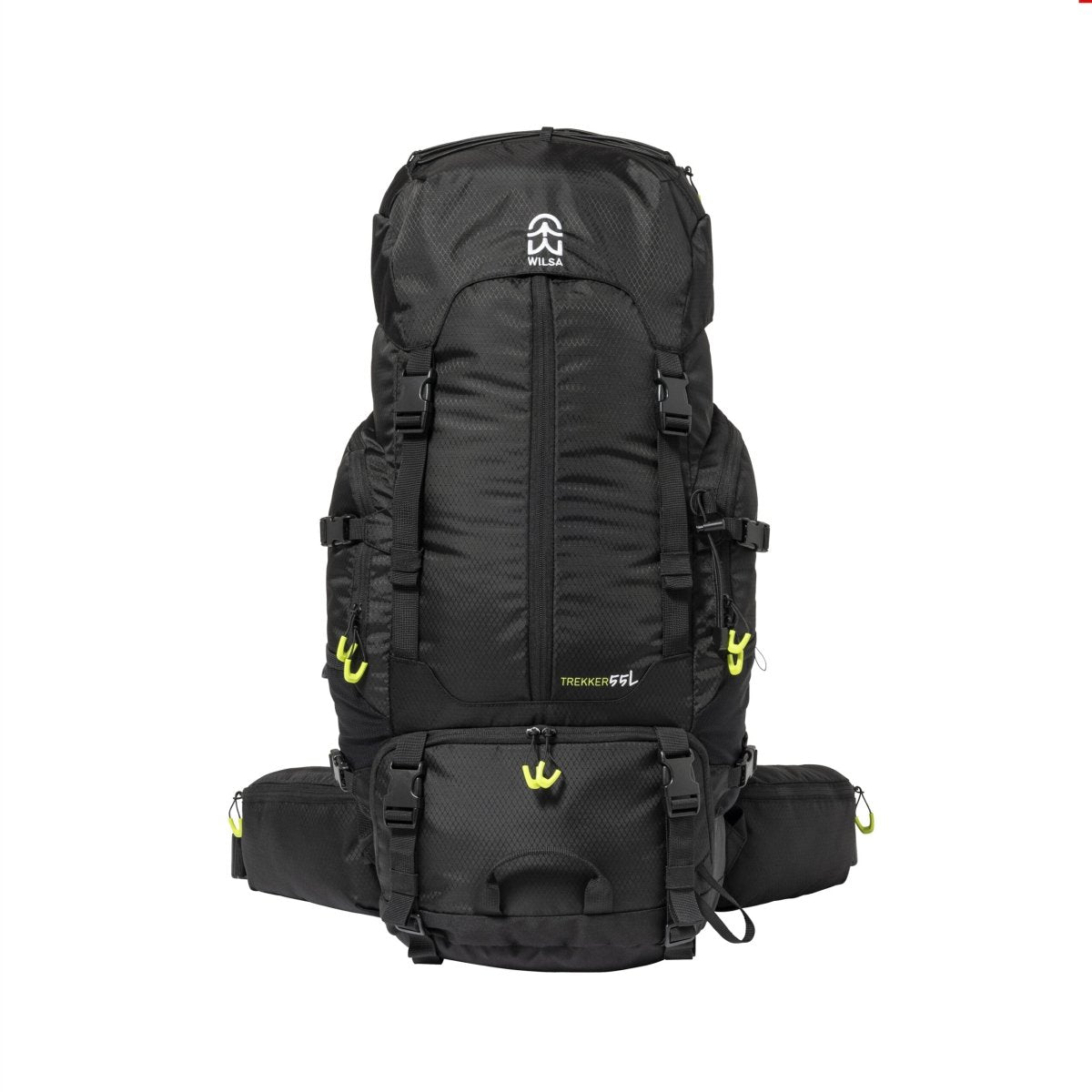 Sac à Dos Trekker 55 litres noir | Wilsa Outdoor - Survia outdoors