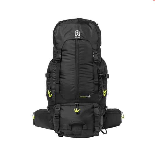 Sac à Dos Trekker 55 litres noir | Wilsa Outdoor - Survia outdoors