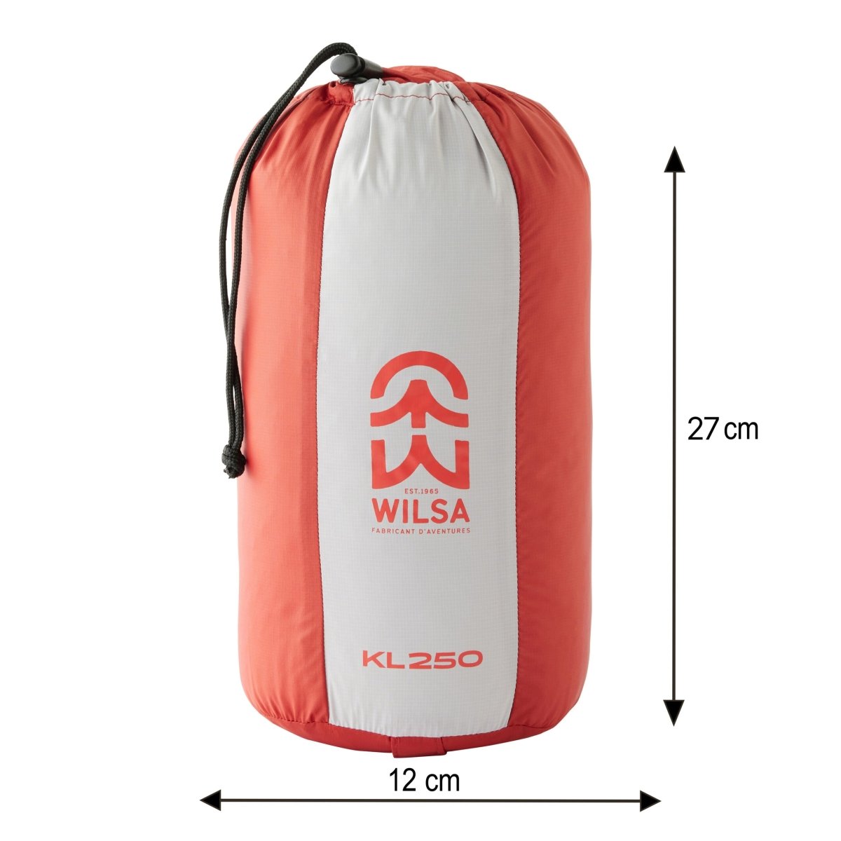 Sac de Couchage Duvet KL 250 Rouge | Wilsa Outdoor - Survia outdoors