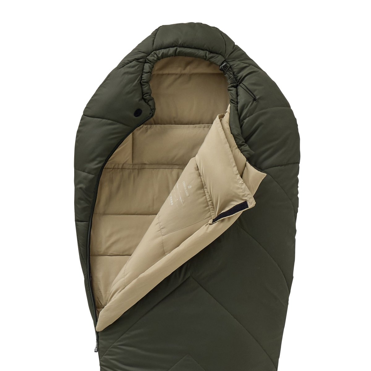 Sac de Couchage Expédition Cervin Kaki | Wilsa Outdoor - Survia outdoors