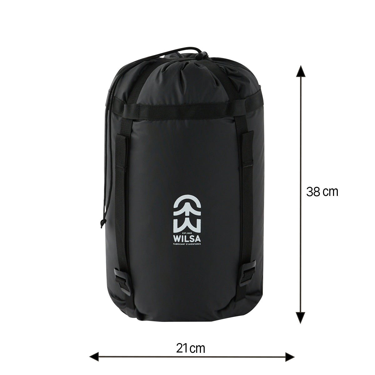 Sac de Couchage Expédition Explorer Large Noir/Bleu | Wilsa Outdoor - Survia outdoors