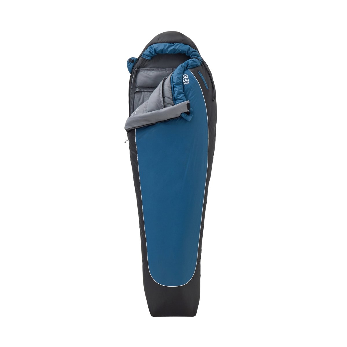Sac de Couchage Expédition Explorer Large Noir/Bleu | Wilsa Outdoor - Survia outdoors