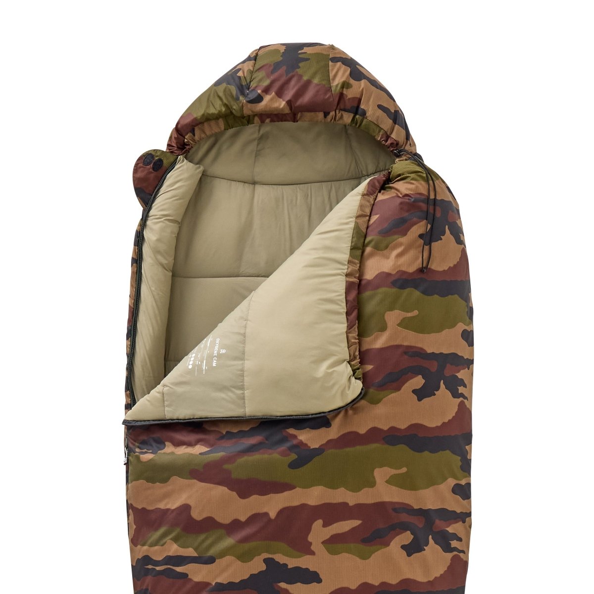 Sac de Couchage Light Oxygène Camouflage | Wilsa Outdoor - Survia outdoors