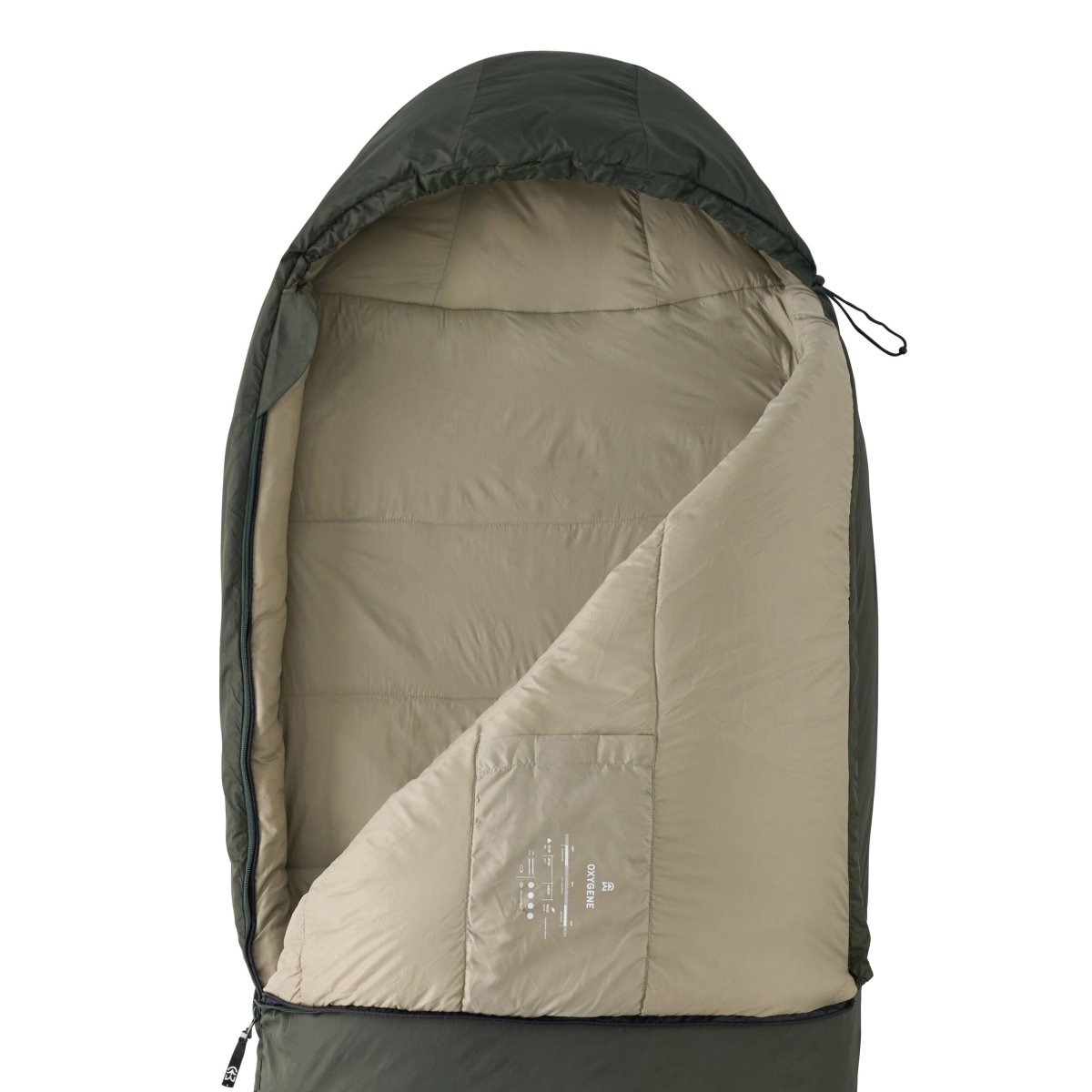 Sac de Couchage Light Oxygène Kaki | Wilsa Outdoor - Survia outdoors