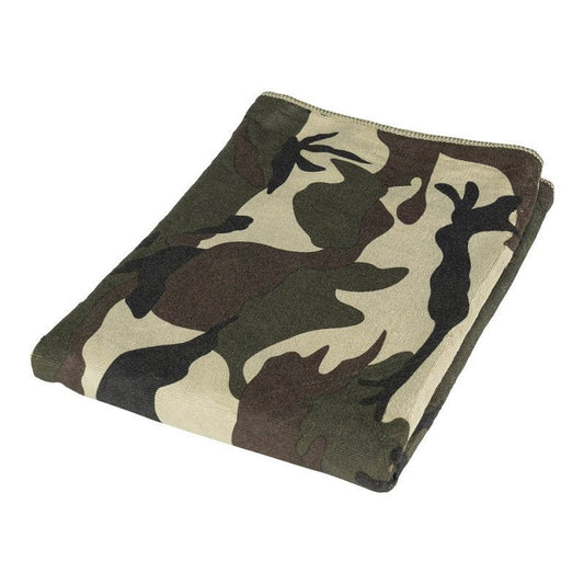 Serviette microfibre camouflage 100x50 cm | Camping, randonnée et bushcraft - Survia outdoors