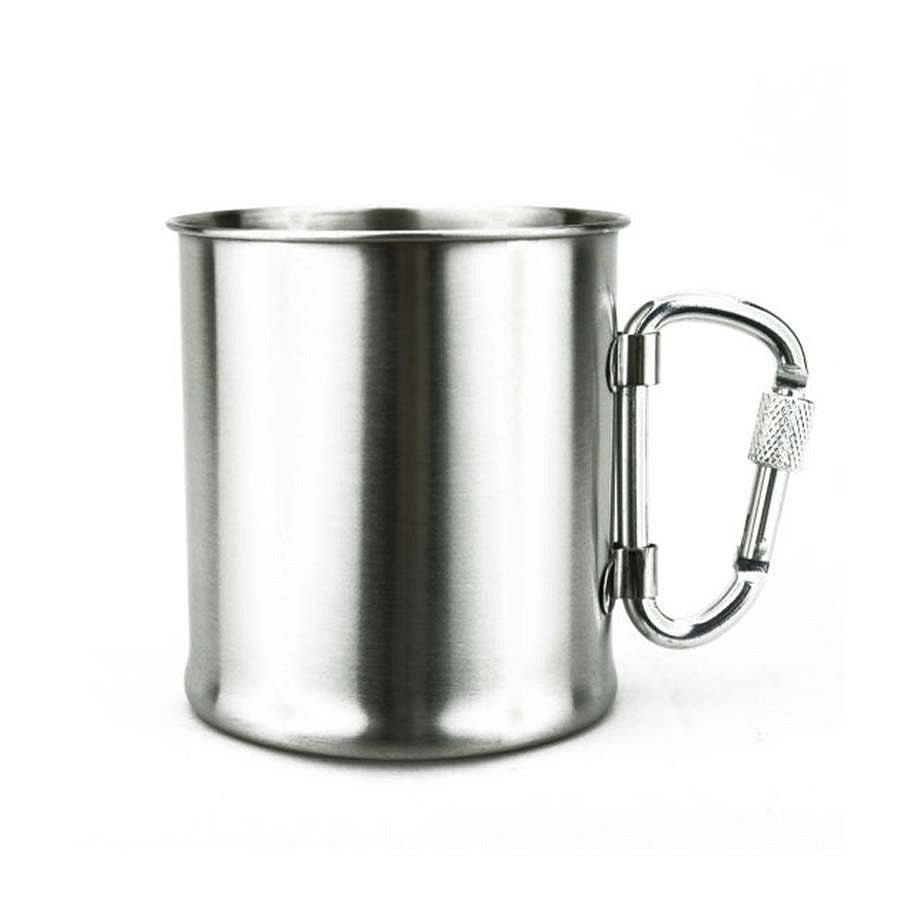 Tasse inox Fosco 300 ml avec mousqueton - Survia outdoors