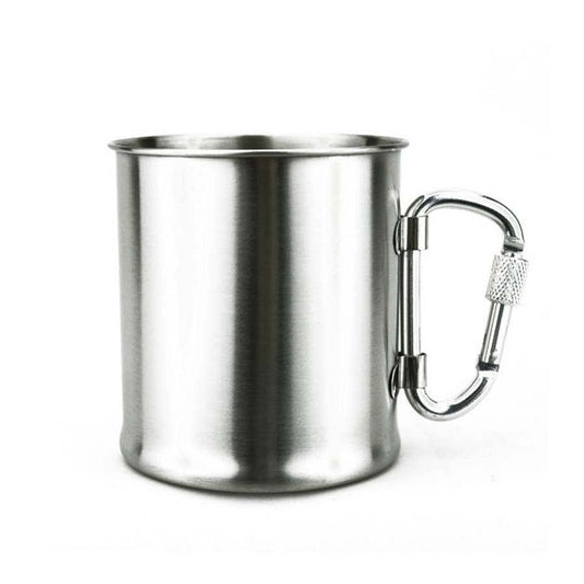 Tasse inox Fosco 300 ml avec mousqueton - Survia outdoors