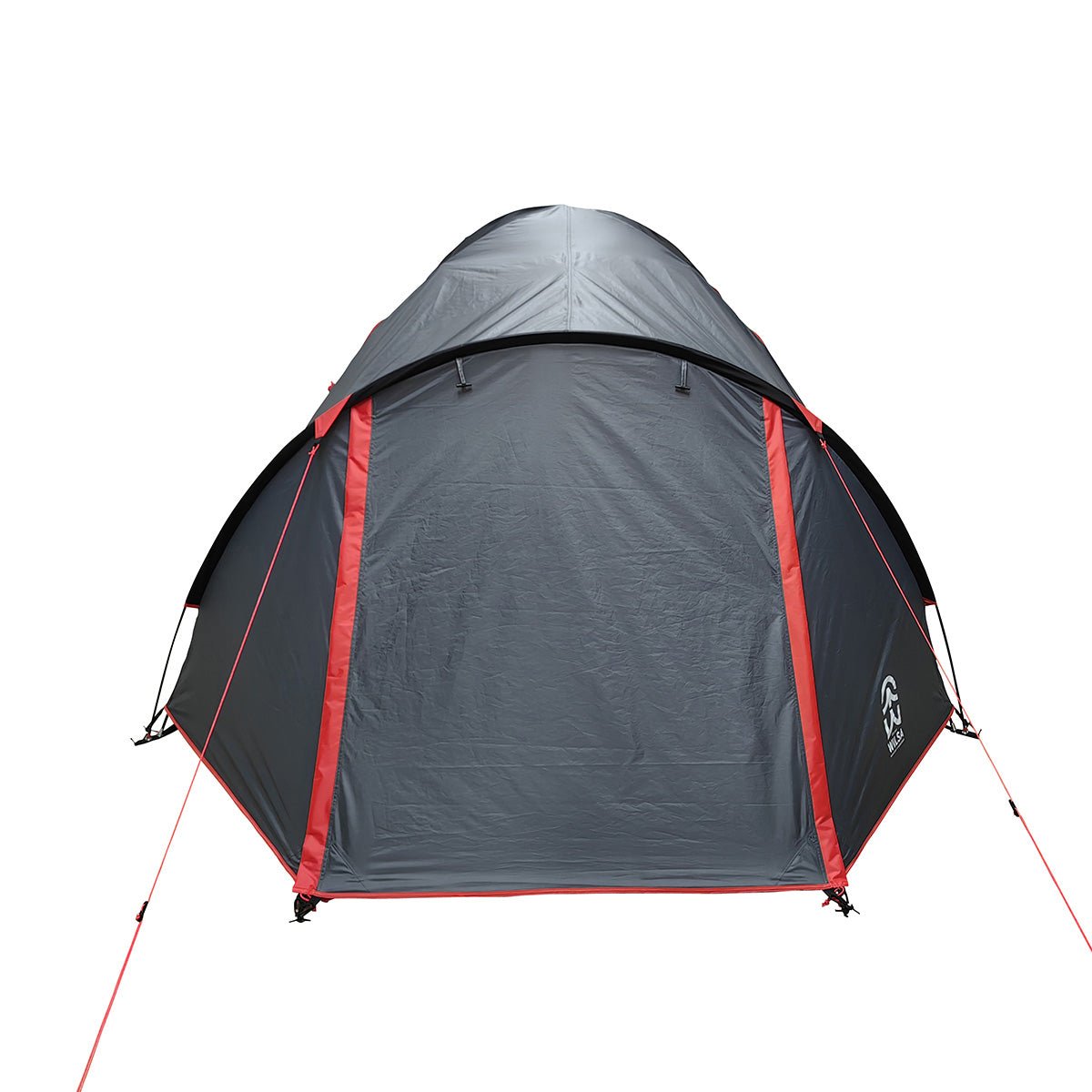 Tente Dôme Corte 3 Places Gris/Rouge | Wilsa Outdoor - Survia outdoors