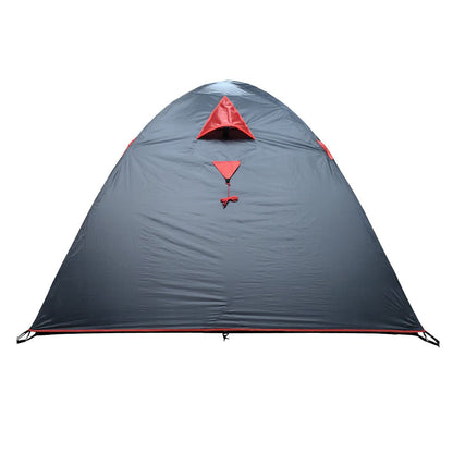 Tente Dôme Corte 3 Places Gris/Rouge | Wilsa Outdoor - Survia outdoors